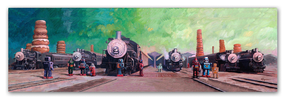 'Trainyard' Canvas Art by Eric Joyner