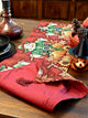 Pumpkin Patch Scarecrow Vintage Woven Tapestry Table Runners 13x90, 13x90