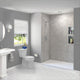 Transolid Titan Shower Wall Kit, Caesar Grey (Textured), 60-in X 36-in X 96-in