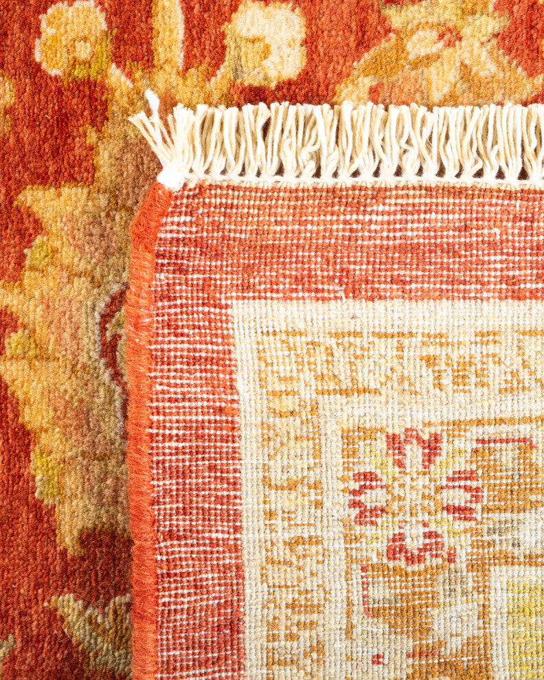 Mogul, One-of-a-Kind Hand-Knotted Area Rug  - Orange, 6' 3" x 9' 2"