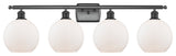 Innovations Lighting 516-4W-BK-G121-8-LED 4 Light 36" Bath Vanity Light