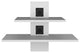 Minot Floating Shelf, Sleek Dual-Shelf Wall Unit with Cable Management