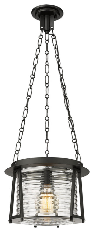 Z-LITE 1-Light Pendant, Matte Black