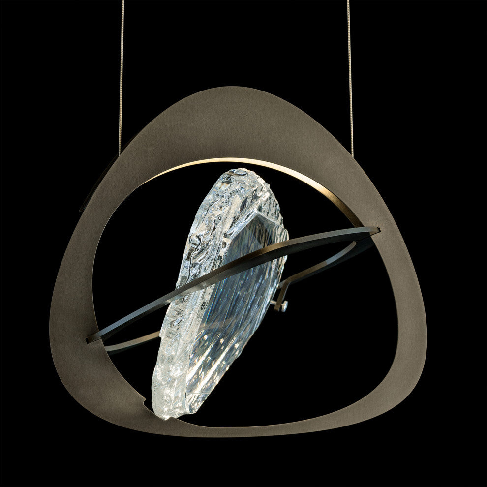 Venn Pendant, Dark Smoke