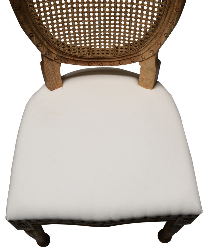 Valencia Cane Back Chair, Natural