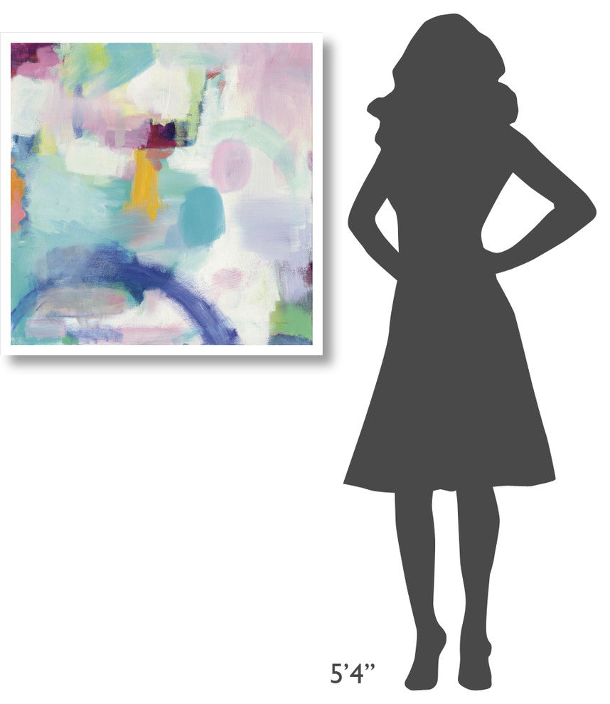 "Trial and Airy" Digital Paper Print by Mary Urban, 32"x32"