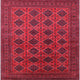Ahgly Company Indoor Square Mid-Century Modern Area Rugs, 4' Square