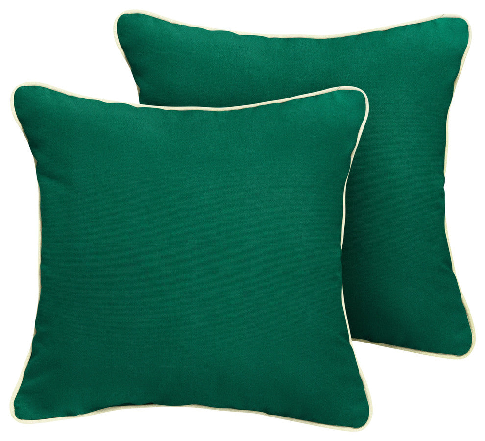 Mozaic Company Fielding Sunbrella Outdoor Square Pillows, Set of 2