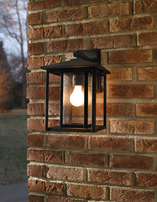 Generation Lighting 78027 Hunnington 2 Light 10"W Outdoor Flush - Weathered