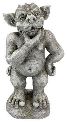 Plato the Ponderer Gargoyle Imp Statue