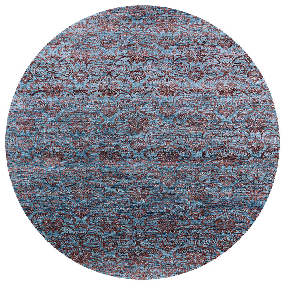 Ahgly Company Indoor Round Mid-Century Modern Area Rugs, 3' Round