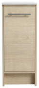 12 inch Plywood Freestanding Bathroom Vanity Set with Shelf and Slate Top
