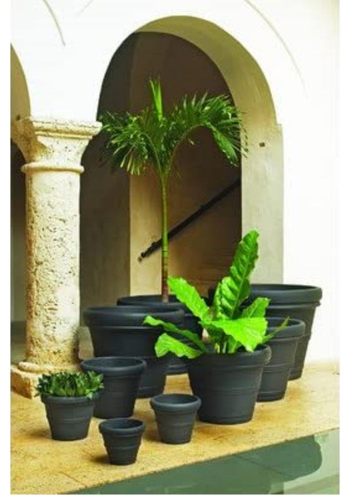 Crescent Garden Brunello Classic Rolled-Rim Planter, Weather Terracotta  20"