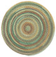 Capel Sherwood Forest Pine Wood 0980_225 Braided Rugs - 5' 6" Round
