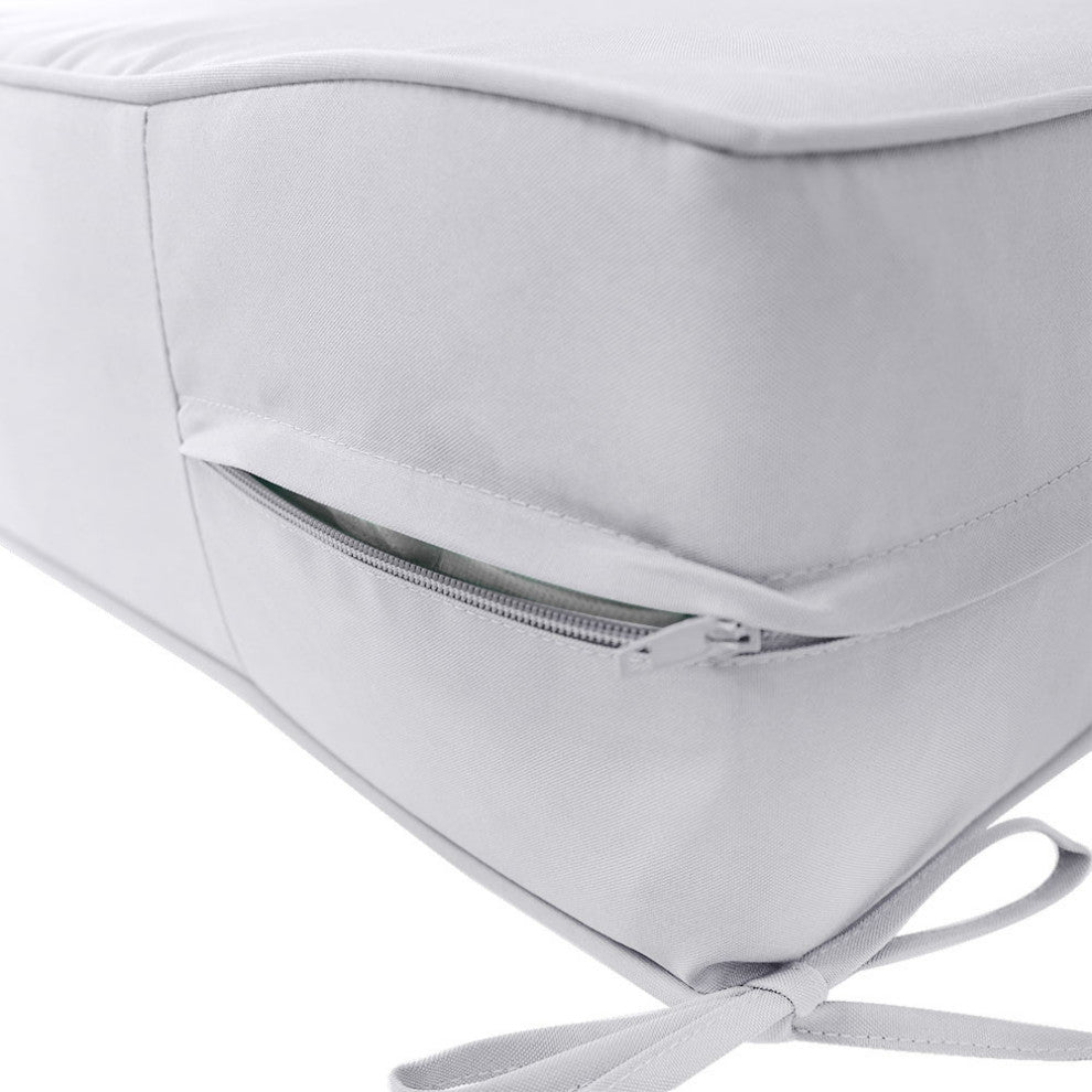 |COVER ONLY| Outdoor Pipe Trim Medium Deep Seat Backrest Pillow Slipcover AD105