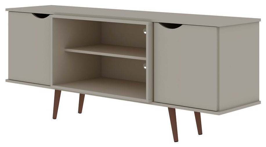 Hampton 62.99 TV Stand in Off White