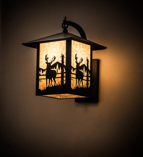 12 Wide Seneca Deer Creek Hanging Wall Sconce