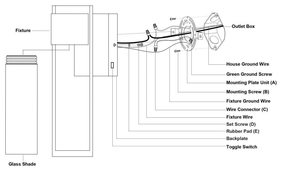 Vaxcel Lighting T0743 Sawyer 14" Tall LED Outdoor Wall Sconce - Matte Black