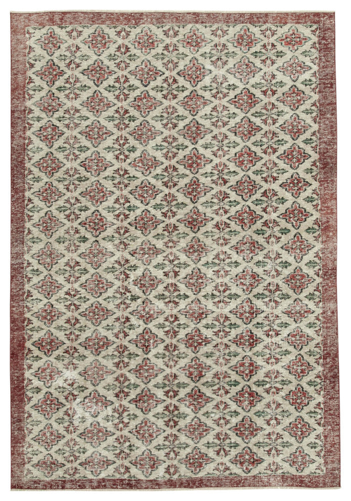Rug N Carpet - Handmade Turkish 6' 1'' x 9' 0'' Wool Area Rug