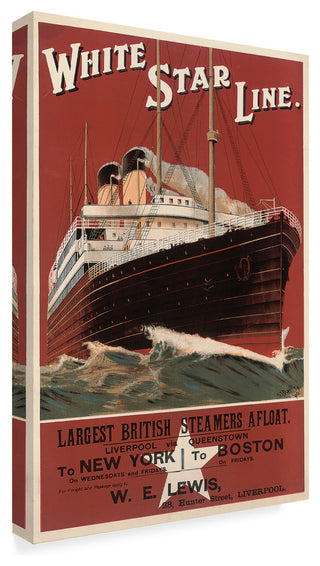English School 'White Star Line, 1906' Canvas Art
