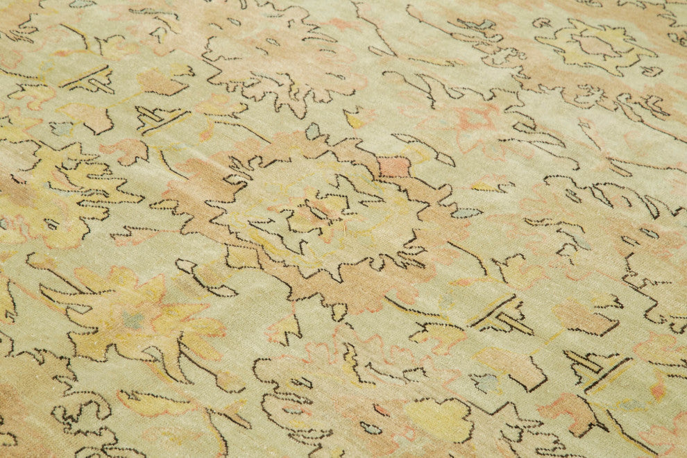 Rug N Carpet - Hand-Knotted Oriental 8' 2" x 9' 7" One-of-a-Kind Oushak Area Rug