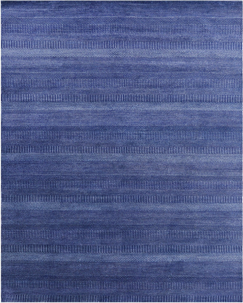 8' 0" X 10' 2" Savannah Grass Handmade Wool and Silk Rug Q11428