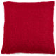 Faux Mohair Design Down Filled Throw Pillow, 22"x22", Red