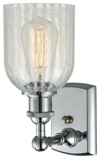 1-Light Caledonia 5" Sconce, Polished Chrome, Shade: Mouchette