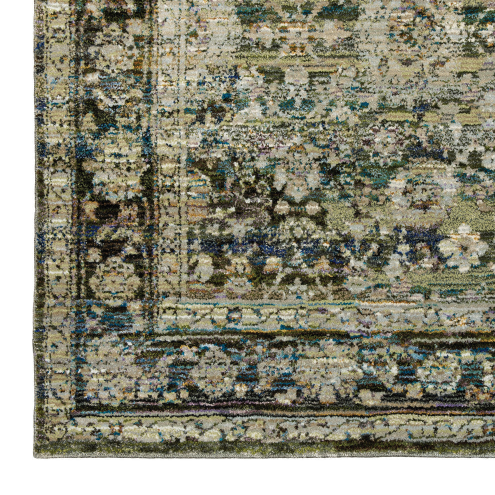 Oriental Weavers Andorra Green/ Brown Oriental Indoor Area Rug 8'6"X11'7"