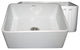 Farmhaus Fireclay Reversible Sink With Smooth Front Apron On One Side