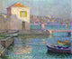 Henri Le Sidaner A House by the Sea, 20"x25" Gallery Wrapped Canvas Print