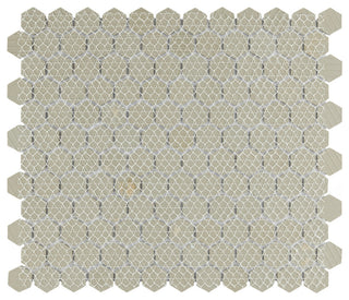 Hudson Hex Porcelain Mosaic Tile Sample