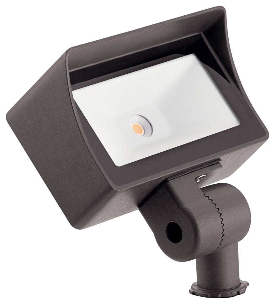 LED Integrated Wash Textured Architectural Bronze Mini VLO Flood 3000K