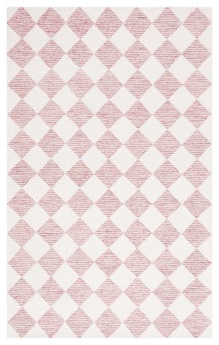 Safavieh Couture Ebony Collection EBN120 Rug, Blush Pink/Ivory, 5'x8'