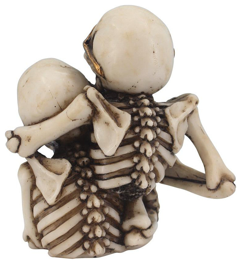 Design Toscano Hear See Speak No Evil Skeleton Pen Holder