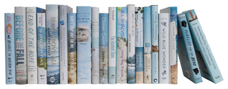 Decorative Books - Nautical Dust Jacket - Blue Books By The Foot