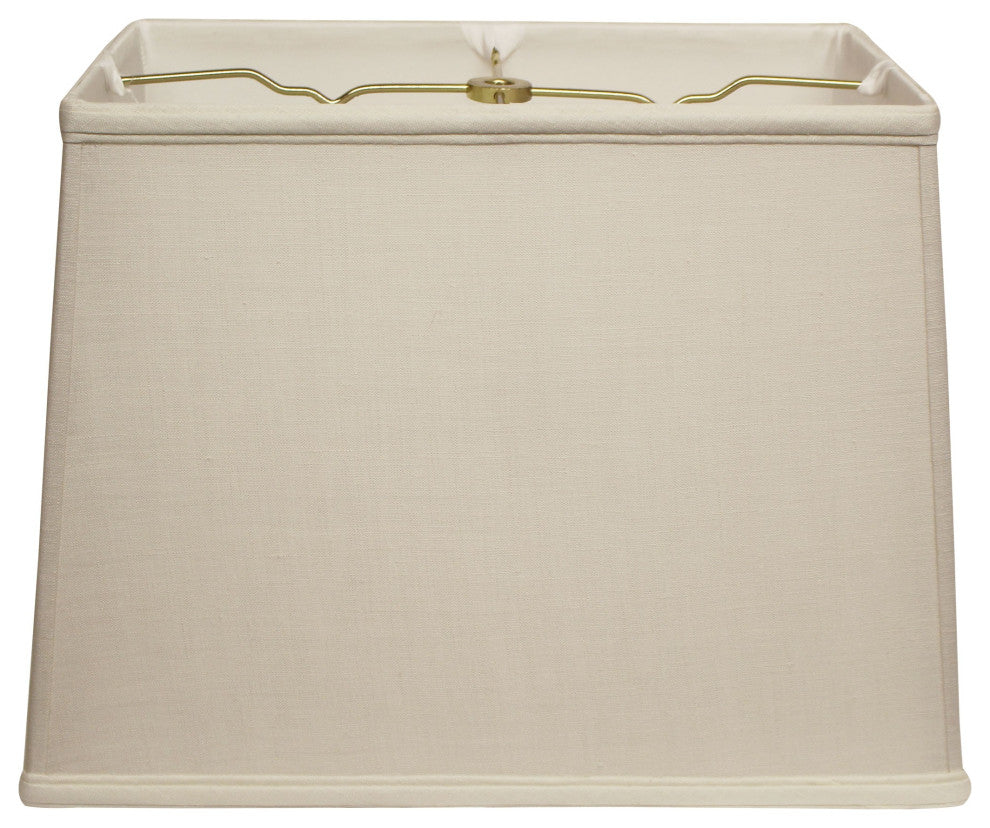 14" Off White Throwback Rectangle Linen Lampshade