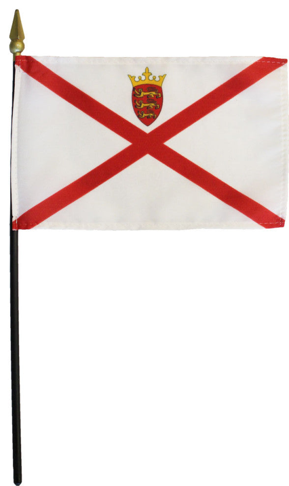 Jersey, 4"x6" Stick Flag