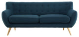 Modern Azure Remark Upholstered Sofa