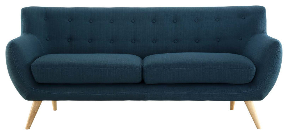 Modern Azure Remark Upholstered Sofa