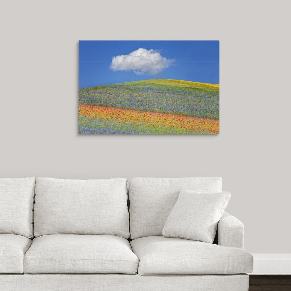 "Summer flowers" Wrapped Canvas Art Print, 36"x24"x1.5"