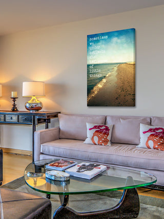 "Sometimes We Underestimate" Print on Canvas by Sylvia Cook