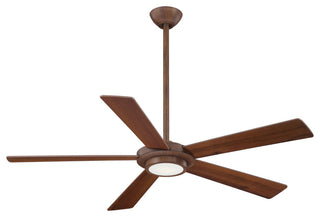 MinkaAire Distressed Koa Sabot 52" 5-Blade LED Indoor Ceiling Fan w/ Remote