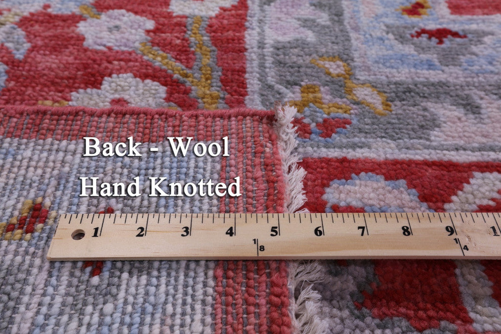 12' 3" X 15' 0" Hand Knotted Turkish Oushak Wool Rug - Q13421