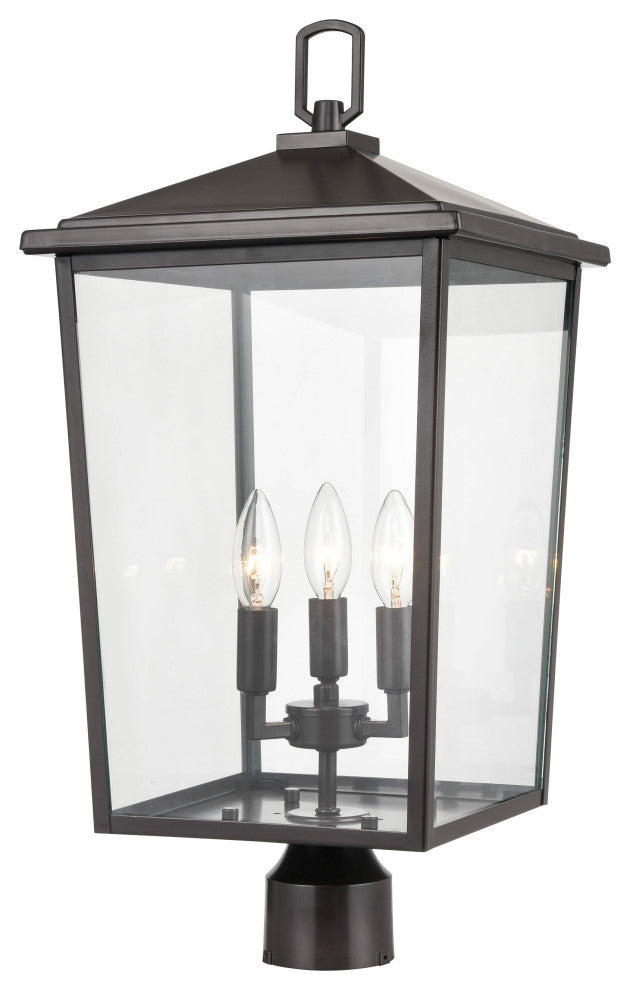 Fetterton Collection 3 Light 11" Outdoor, Powder Coat Black