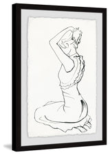 "Hair Updo" Framed Painting Print, 30"x45"