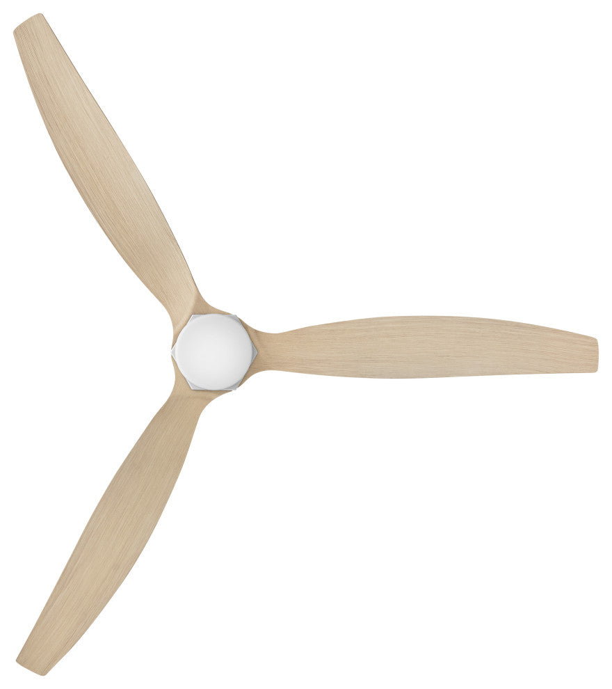 Hinkley Facet 60" Led Dual Mount Smart Fan, Matte White
