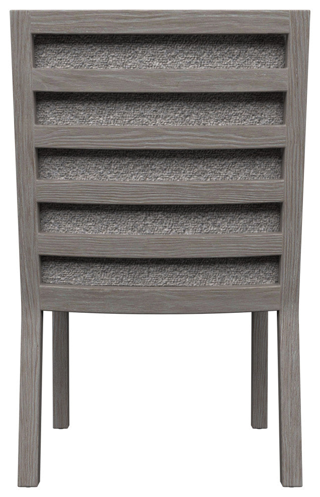 Bernhardt Trianon Ladderback Side Chair, Gris Finish