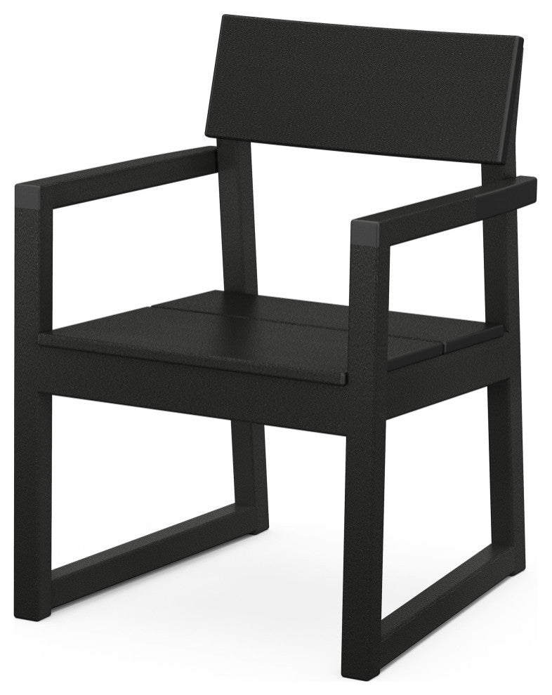 EDGE Dining Arm Chair, Black