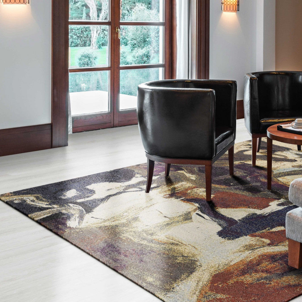 5' x 7' Ft Polypropylene Multi Area Rug